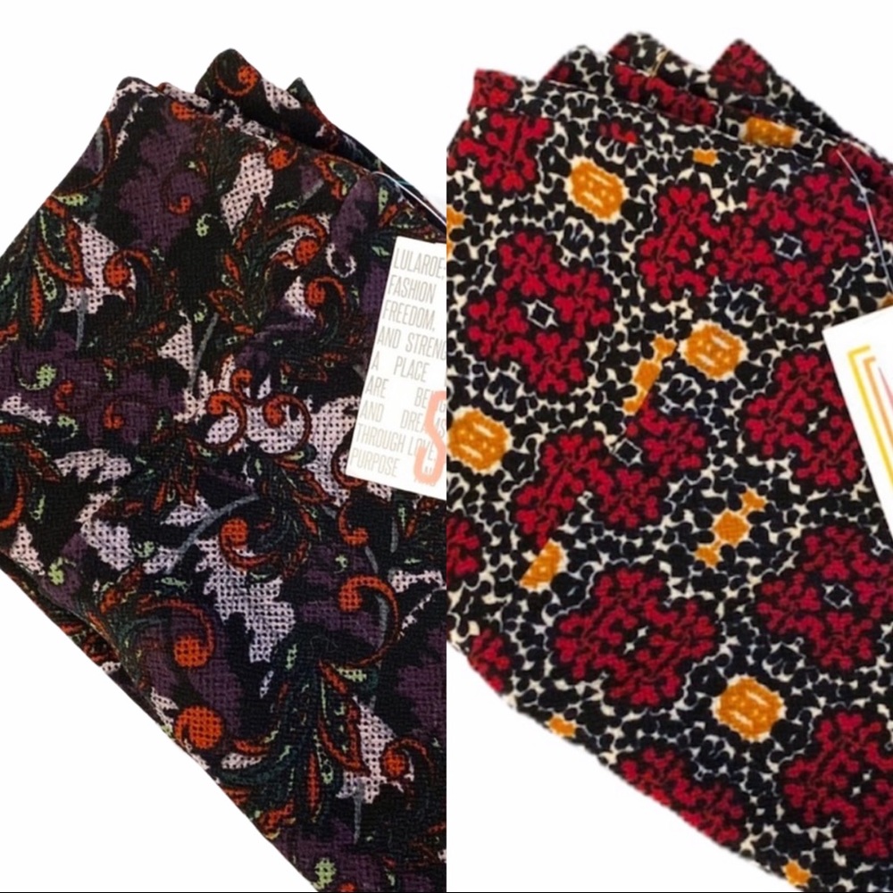 LuLaRoe Cassie Stretchy Pencil Skirts (Two) Size Small